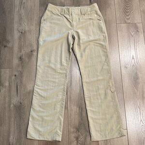 NWOT The‎ North Face Tan Convertible Nylon Hiking Active Pants Size 6